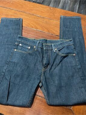 508 Levi's Men's Slim Straight Jeans in Indigo Blue Denim